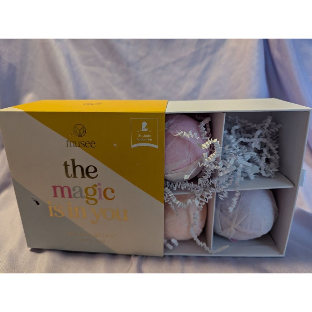 Musee White Tea & Aloe Bath Balm Set Of 3